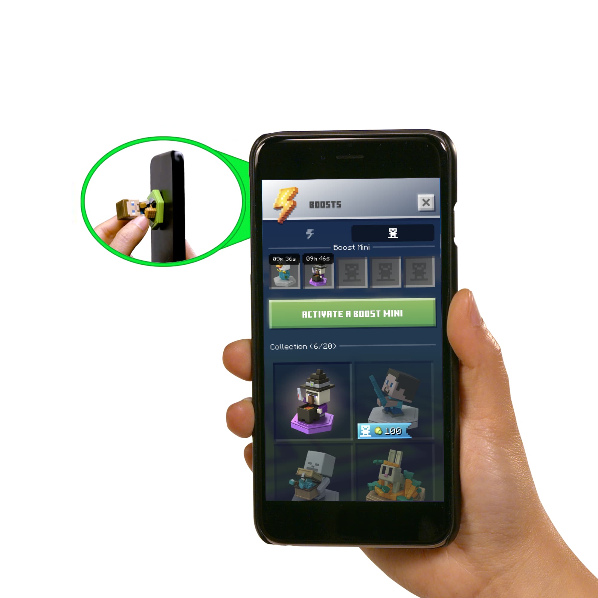 MINECRAFT EARTH Φιγούρα με Τσιπάκι GKT32 φωτογραφία