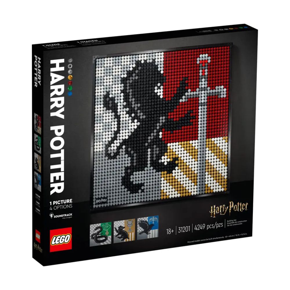 LEGO Art Harry Potter Hogwarts™ Crests 31201 - LEGO, LEGO Art