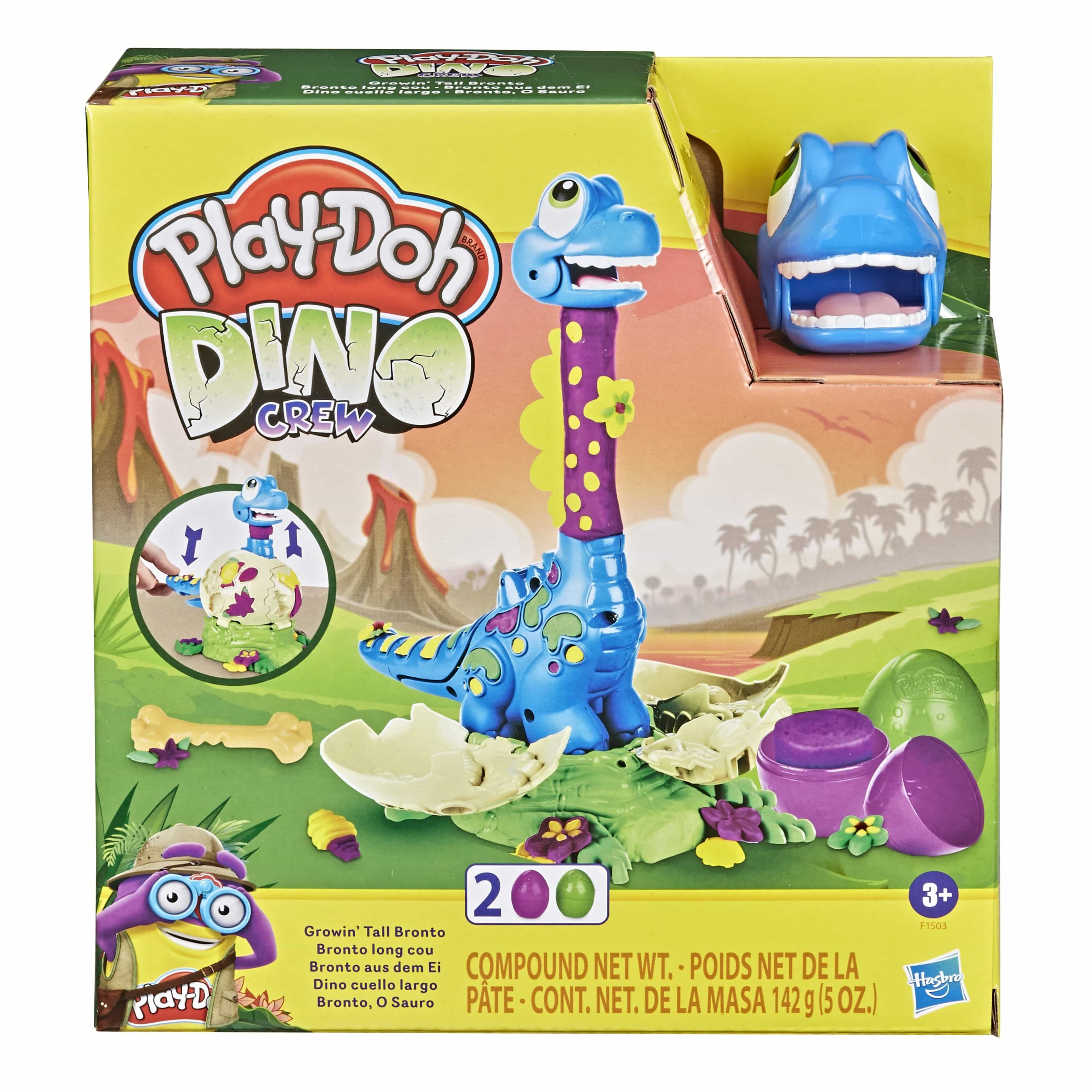 Play-Doh Play-doh Dino Crew Growin' Tall Bronto F1503