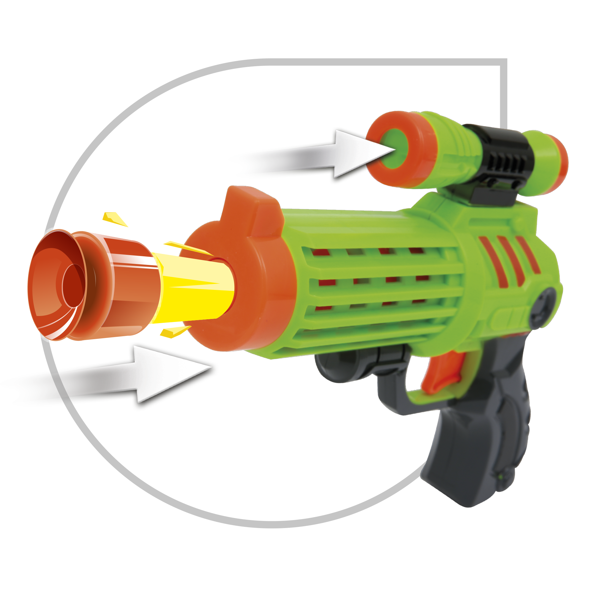 Sun &amp; Sport Όπλο με 3 Σφαίρες Soft Darts RDF52402 φωτογραφία