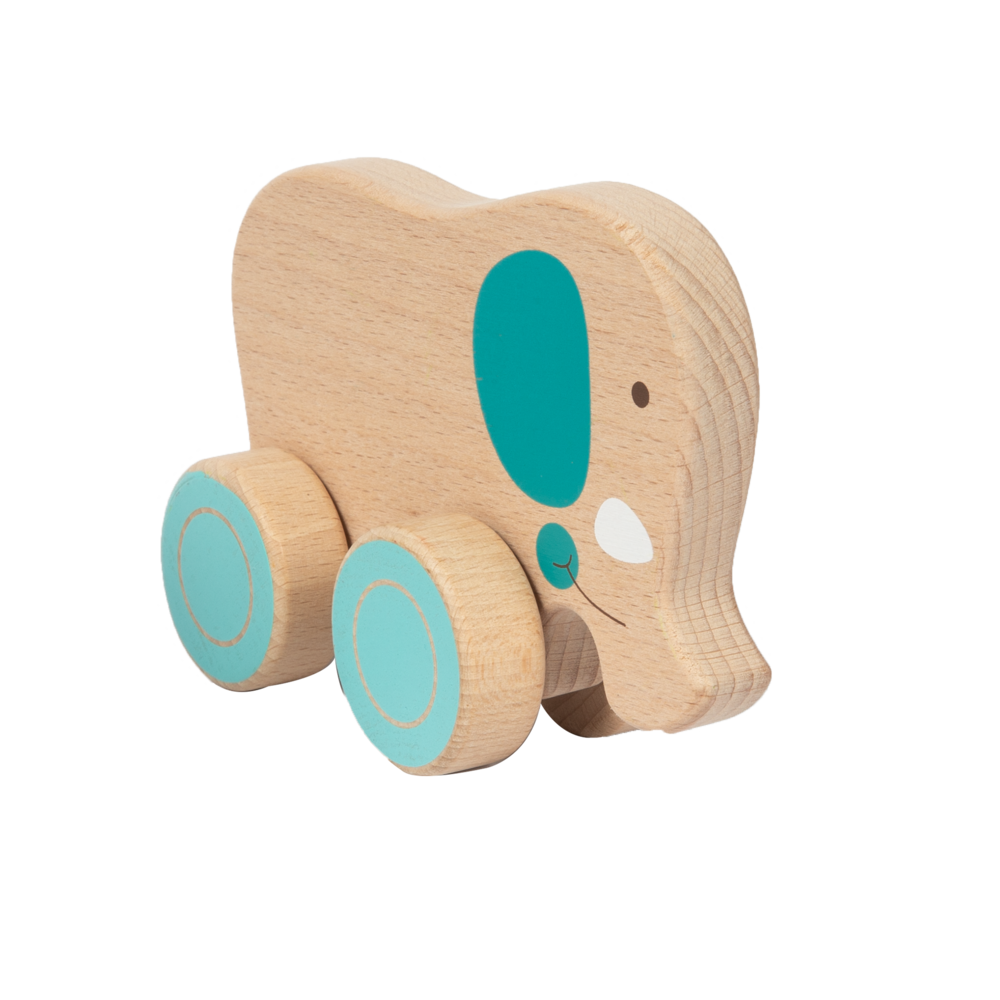 Wood' N Play Ξύλινα Ζώα με Ρόδες PRG00396 φωτογραφία