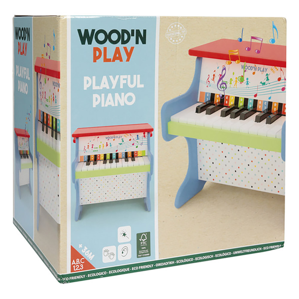 Wood' N Play Πιάνο Mini PRG00465 - Wood' N Play