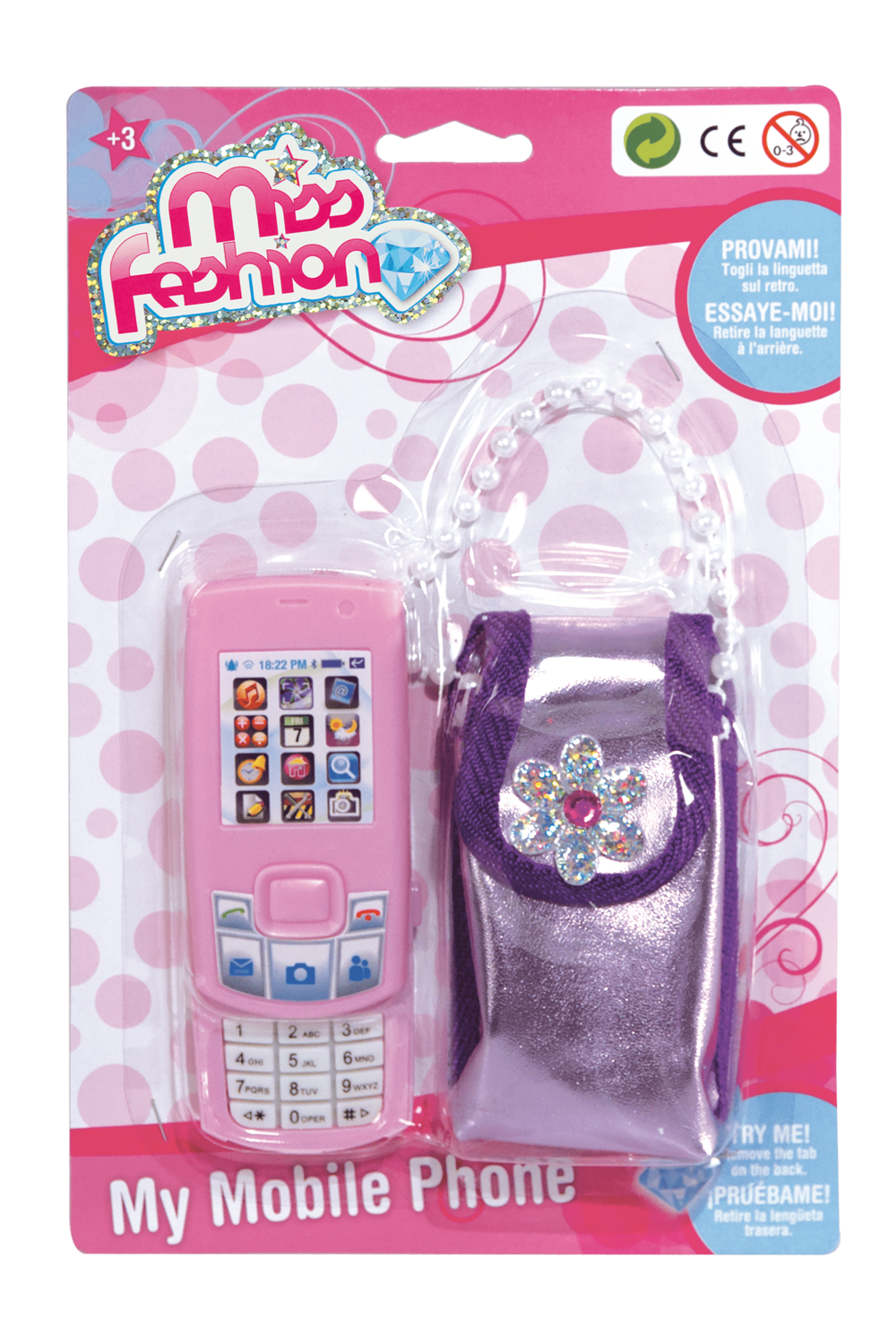 Miss Fashion Κινητό Τηλέφωνο με Θήκη 3 Σχέδια RDF50376 φωτογραφία