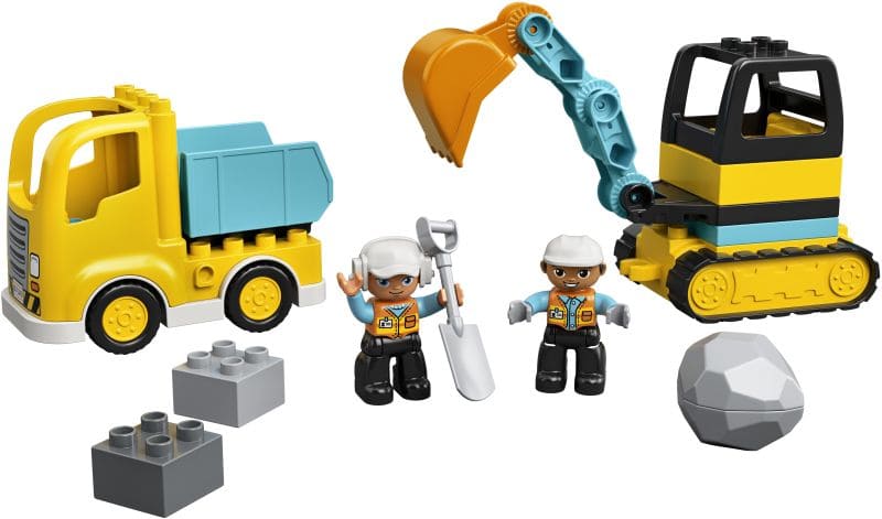 LEGO Duplo Φορτηγό &amp; Ερπυστριοφόρος Εκσκαφέας 10931 φωτογραφία