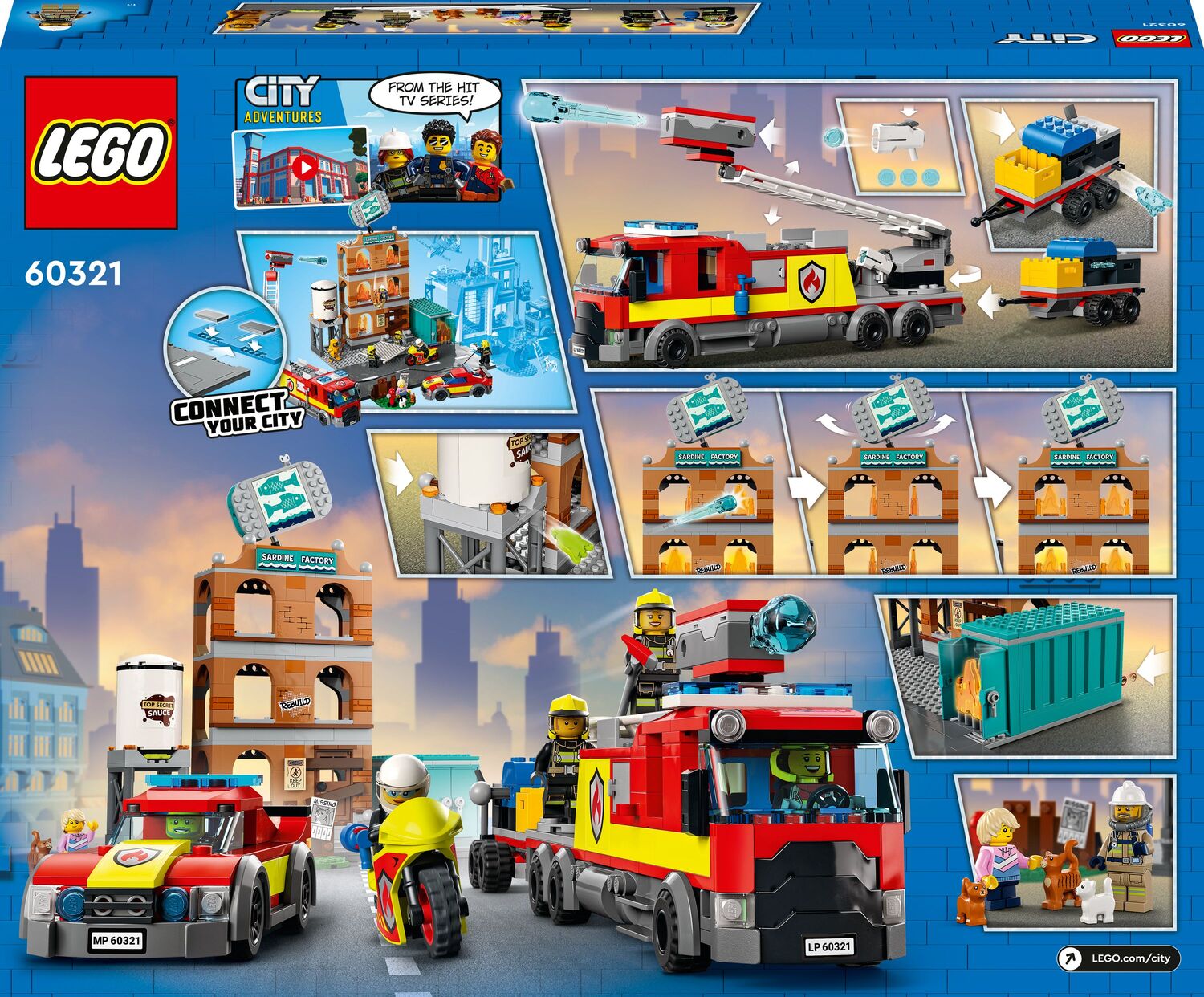 LEGO  City Fire Πυροσβεστική 60321 - LEGO, LEGO City, LEGO City Fire