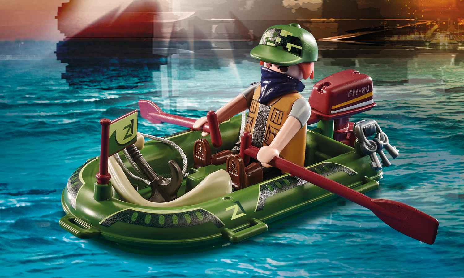 Playmobil City Action Καταδίωξη Λαθρέμπορου από Αστυνομικό Υδροπλάνο 70779 φωτογραφία