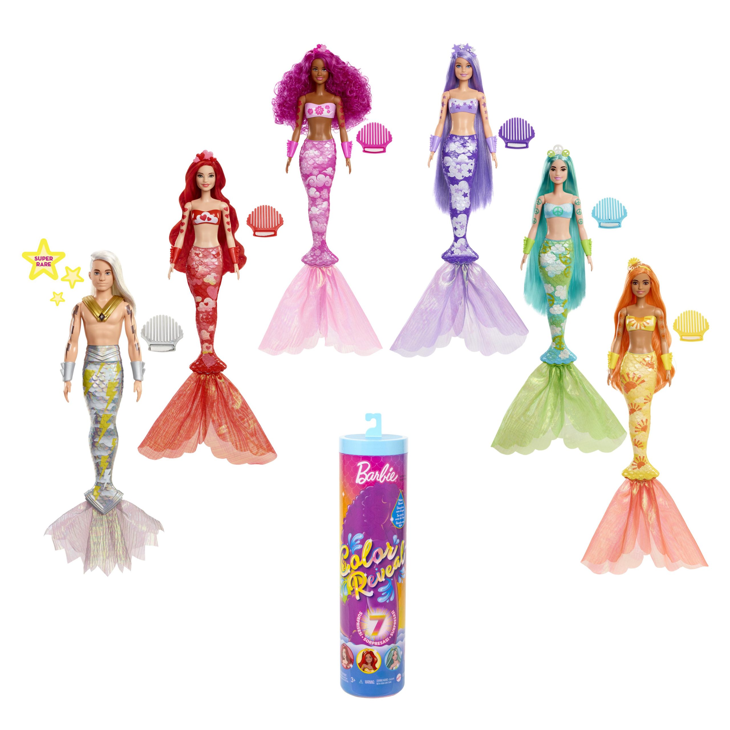 Barbie Barbie Color Reveal - Γοργόνες HCC46
