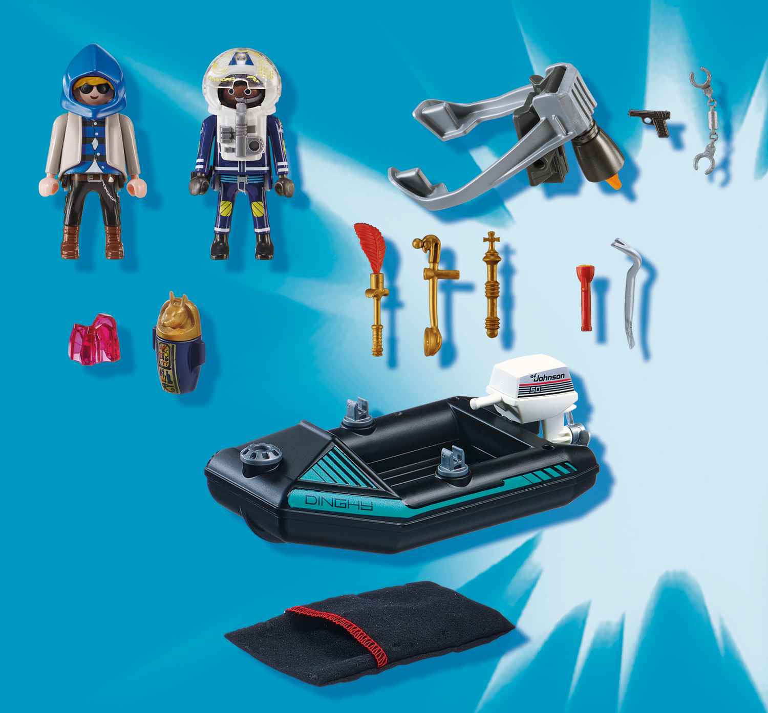 Playmobil City Action Σύλληψη Ληστή Έργων Τέχνης από Αστυνομικό jetpack 70782 φωτογραφία