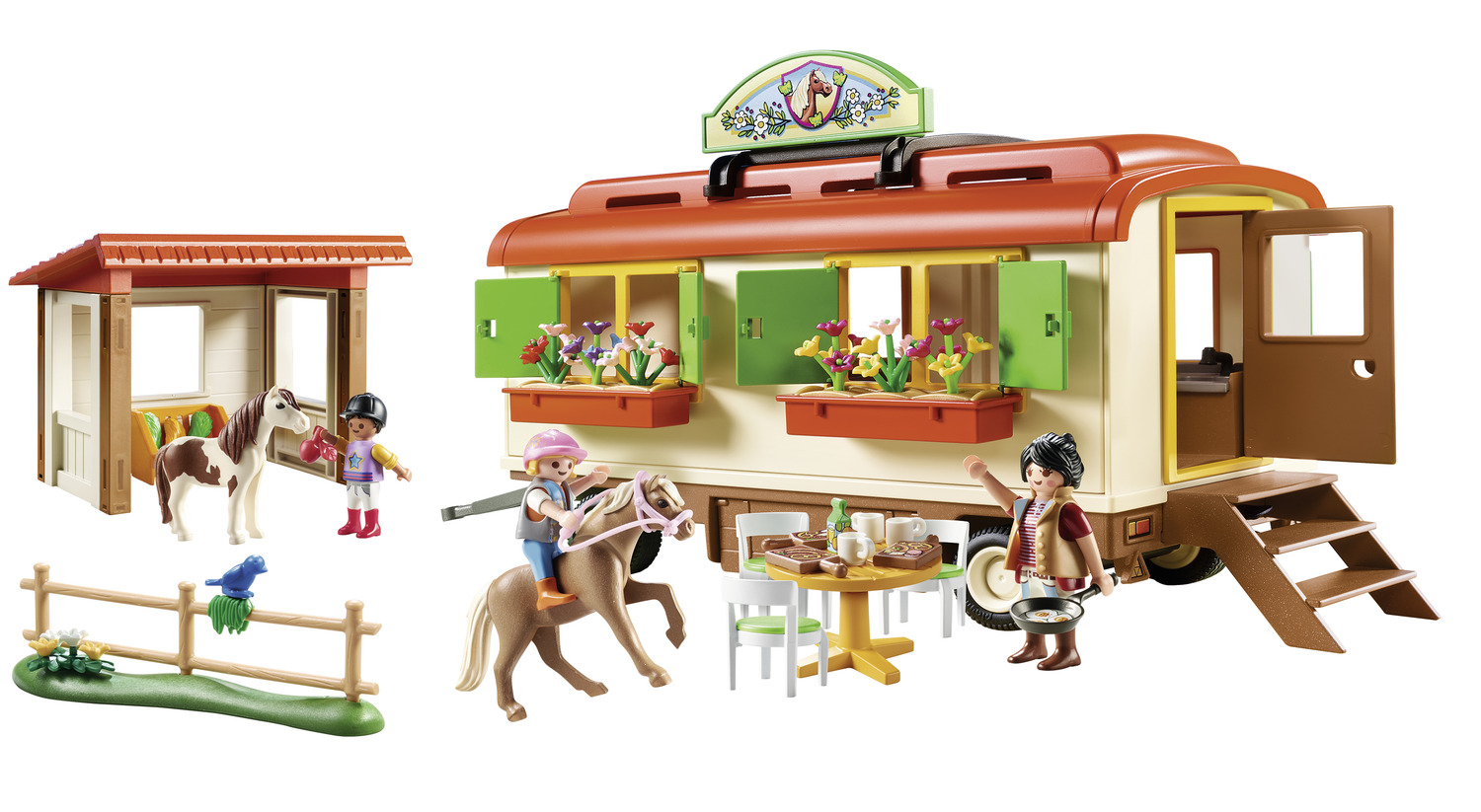 Playmobil Country Κατασκήνωση με Τροχόσπιτο και Πόνυ 70510 φωτογραφία