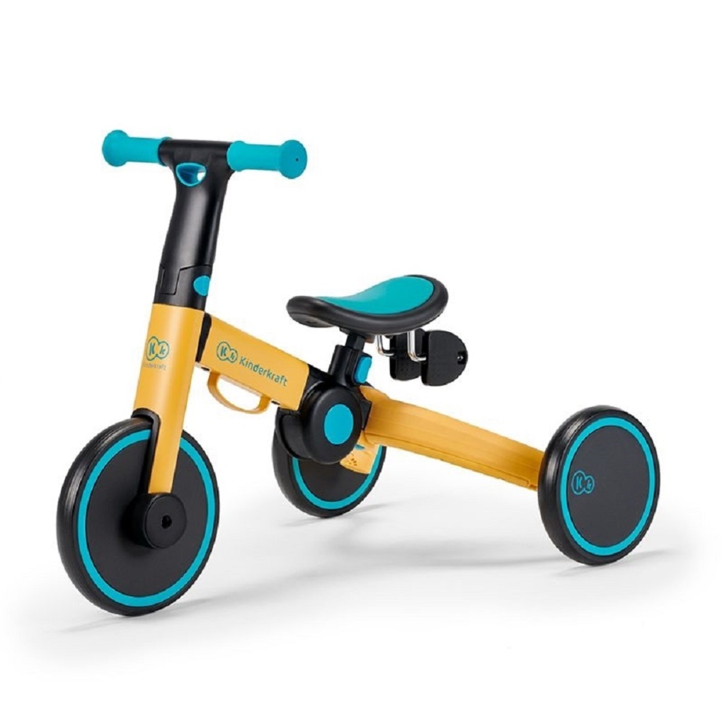Kinderkraft Kinderkraft Πτυσόμενο Τρίκυκλο Ποδήλατο 4trike, Primrose Yellow