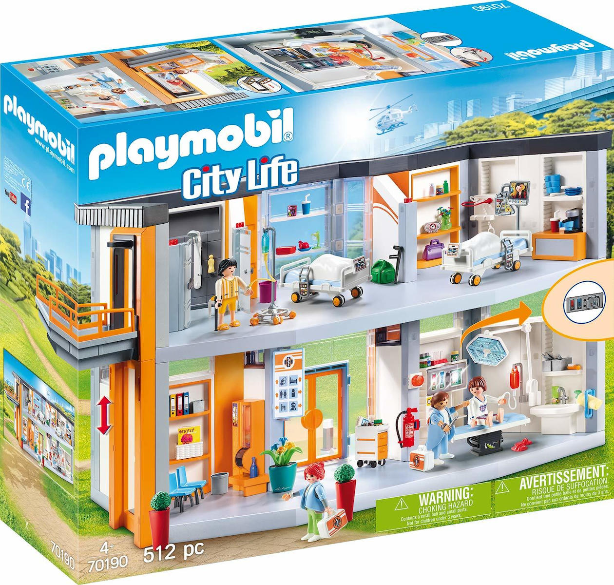 Playmobil City Life, Playmobil Playmobil City Life Μεγάλο Ιατρικό Κέντρο 70190