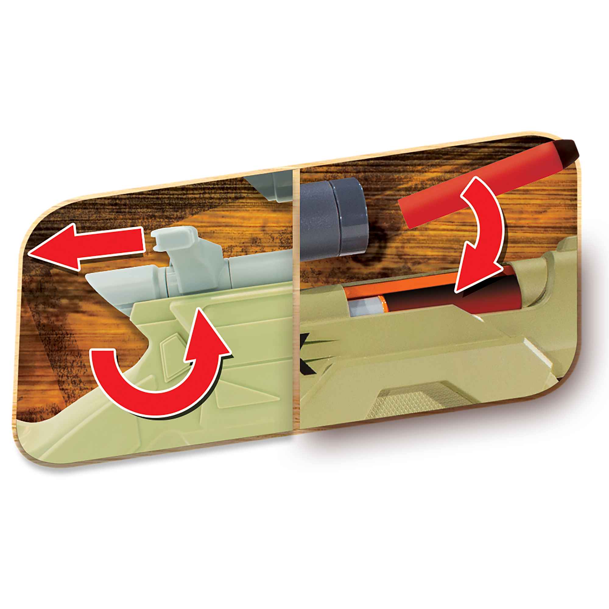 Invincible Heroes Όπλο Fucil Hunter με 10 Αφρώδη Βελάκια PRG00801 φωτογραφία