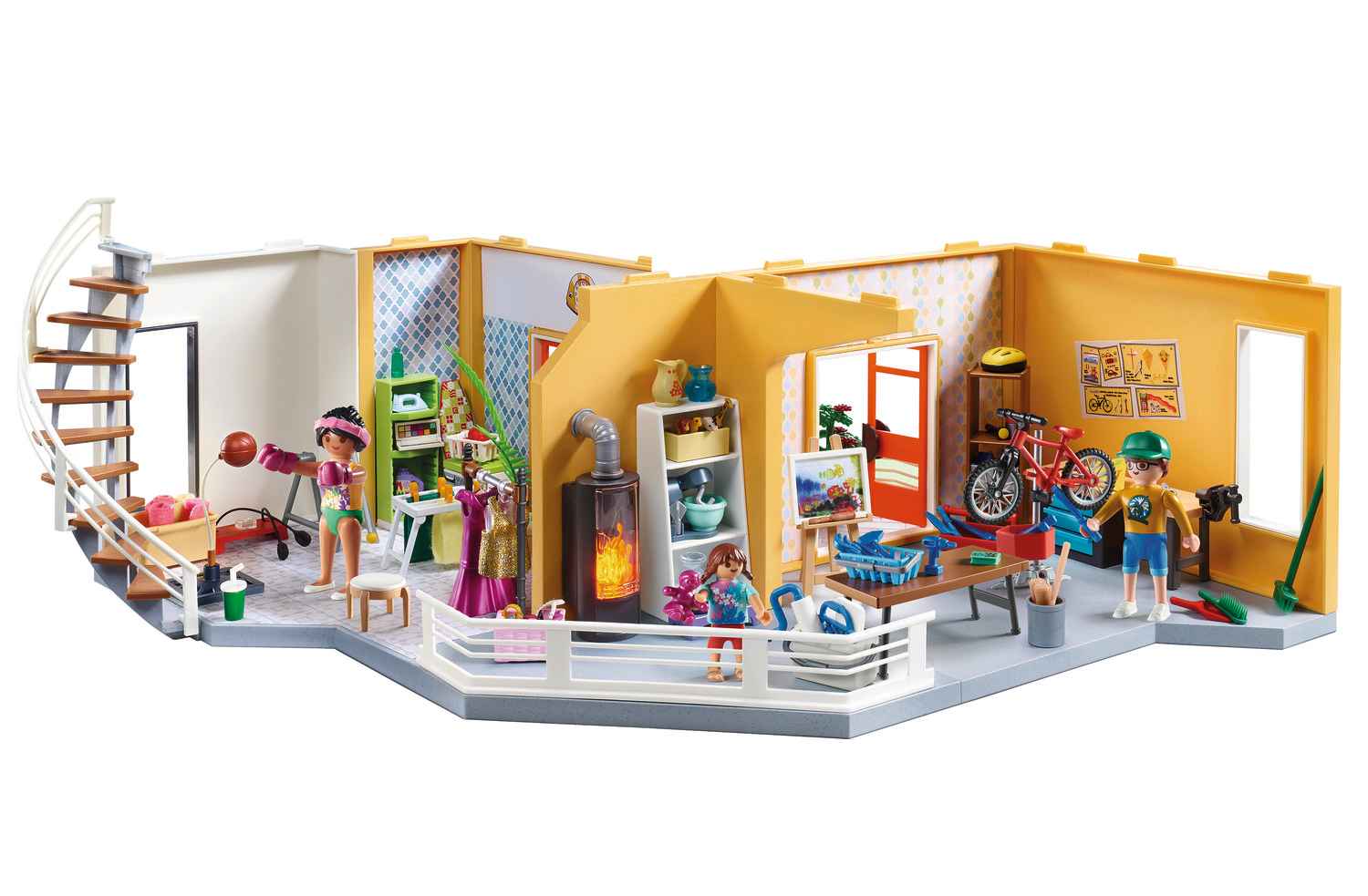 Playmobil City Life Επιπλωμένη Επέκταση Ορόφου για το Μοντέρνο Σπίτι 70986 φωτογραφία