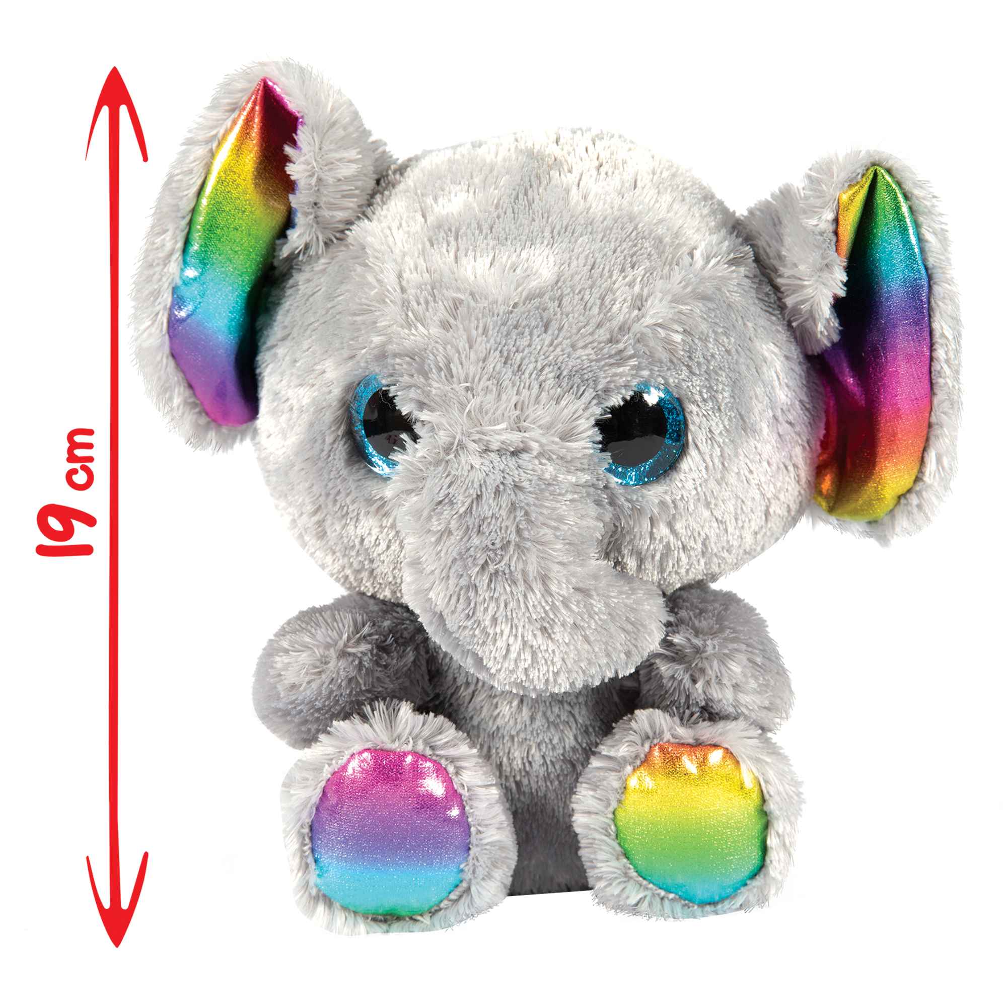 Ami Plush Λούτρινο Ζωάκι Πολύχρωμο με Glitter 19εκ. (2 Σχέδια) PRG00808 φωτογραφία