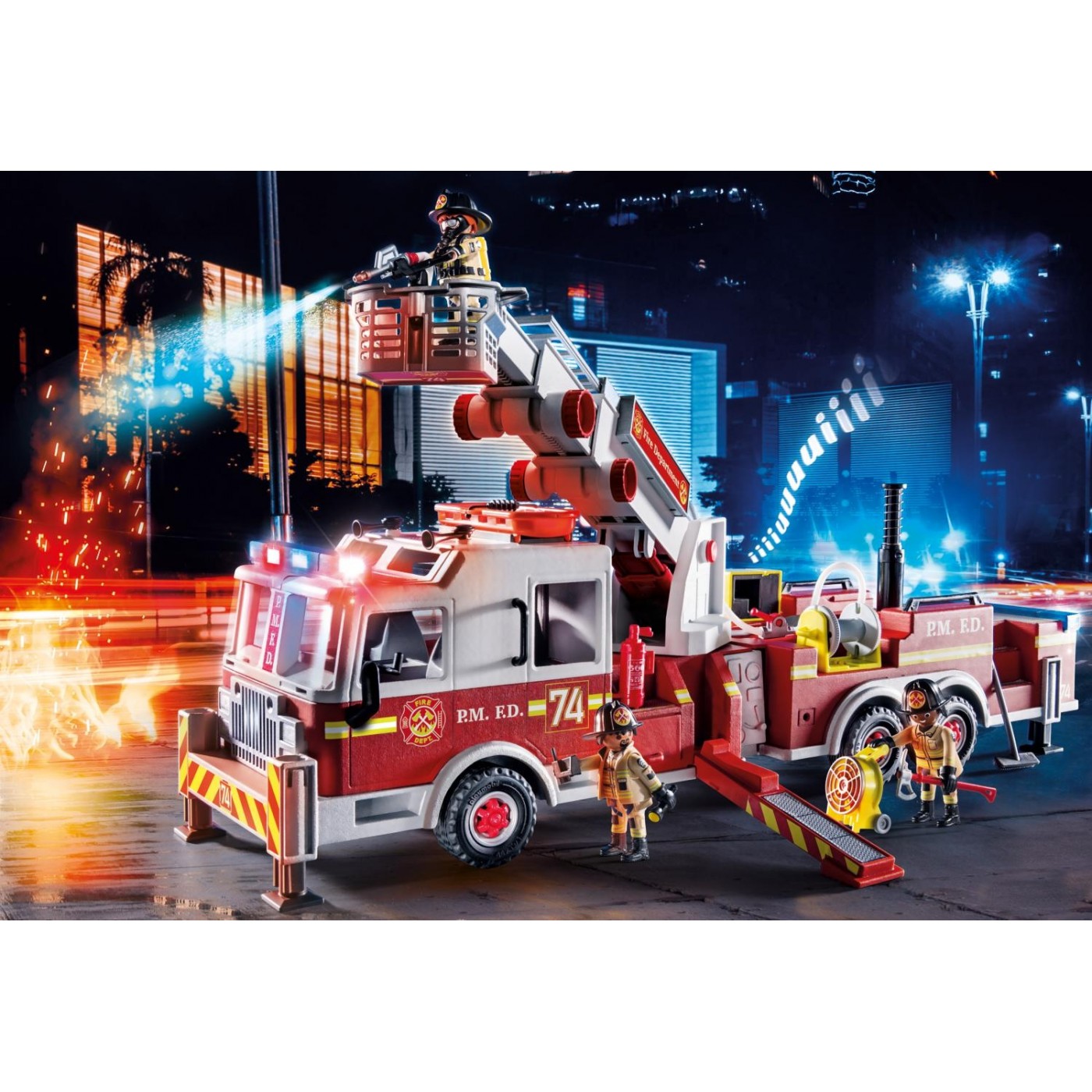 Playmobil City Action US Tower Ladder: Πυροσβεστικό όχημα 70935 φωτογραφία