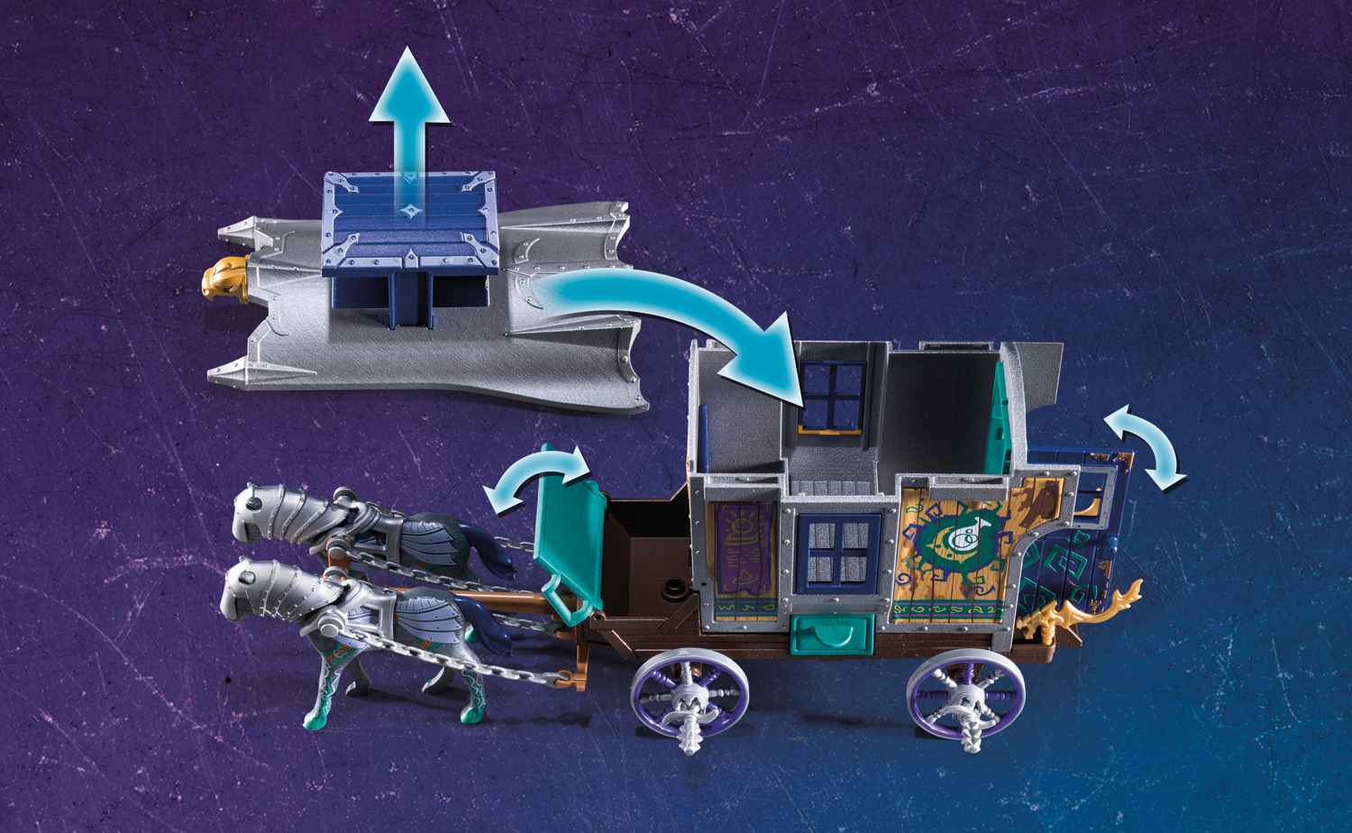 Playmobil Novelmore Violet Vale - Εμπορική άμαξα 70903 φωτογραφία