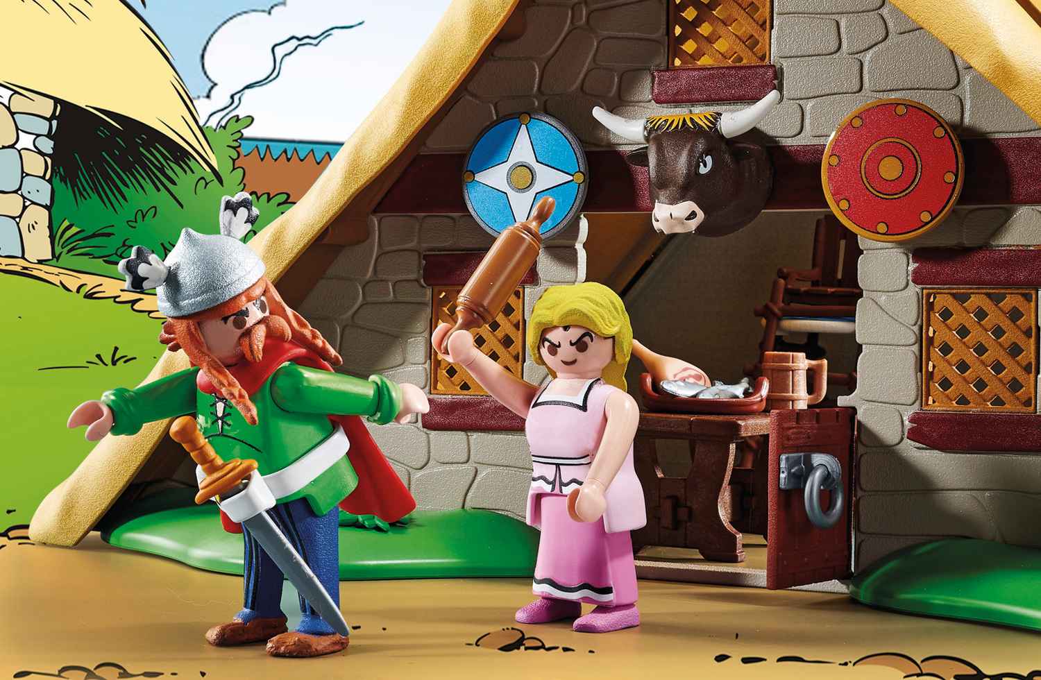 Playmobil Asterix : Η Καλύβα του Αρχηγού Μαζεστίξ 70932 φωτογραφία