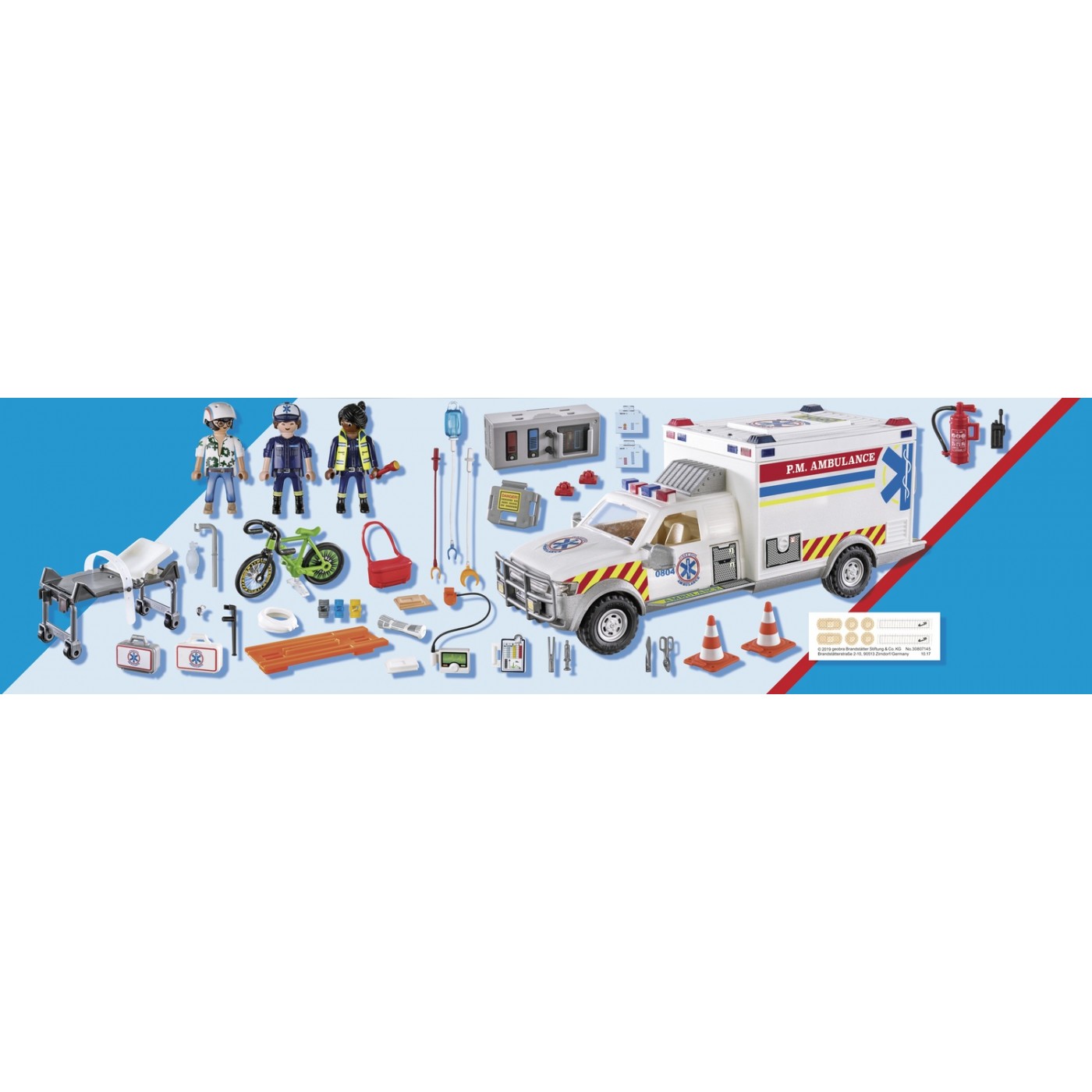 Playmobil City Action US Ambulance: Όχημα Πρώτων Βοηθειών 70936 φωτογραφία