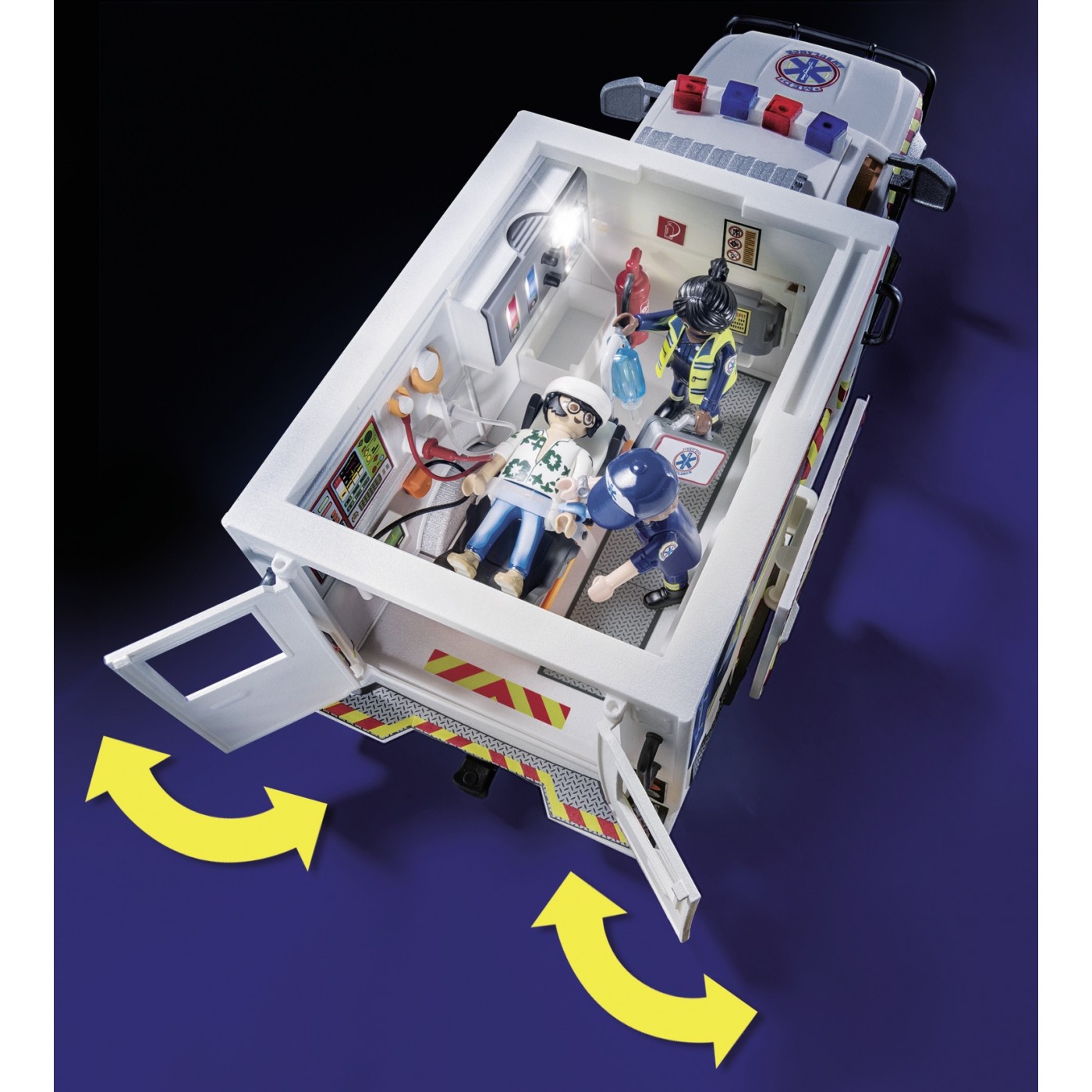 Playmobil City Action US Ambulance: Όχημα Πρώτων Βοηθειών 70936 φωτογραφία