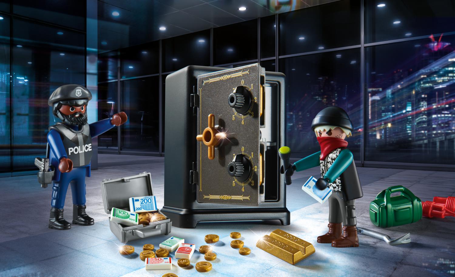 Playmobil City Action Starter Pack Σύλληψη Διαρρήκτη Χρηματοκιβωτίου 70908 φωτογραφία