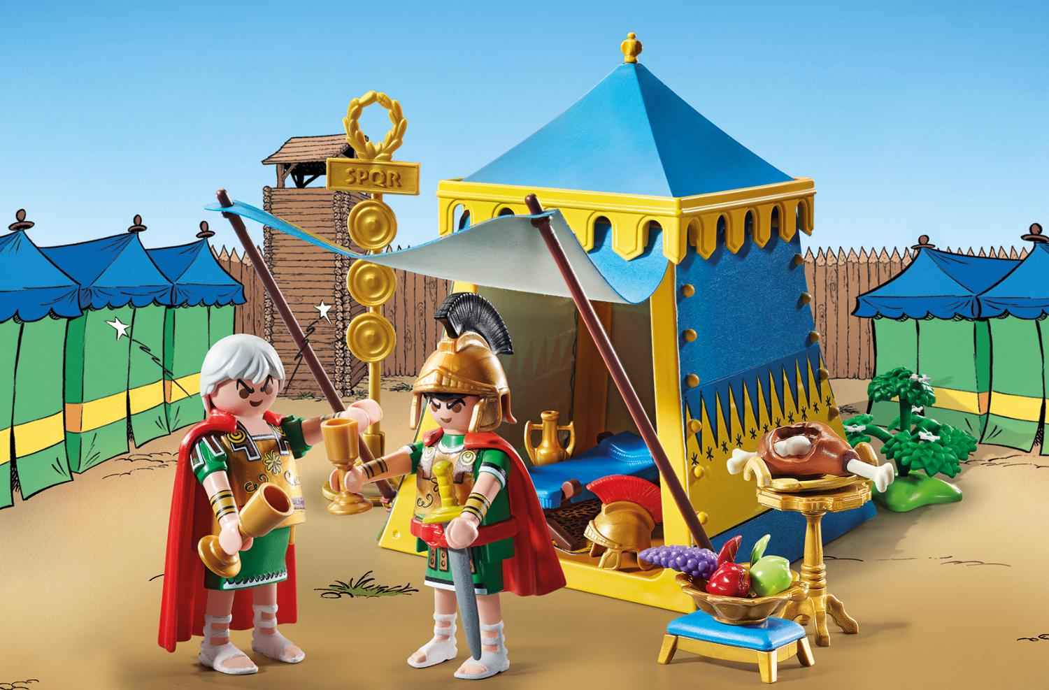 Playmobil Asterix : Σκηνή του Ρωμαίου Εκατόνταρχου 71015 φωτογραφία