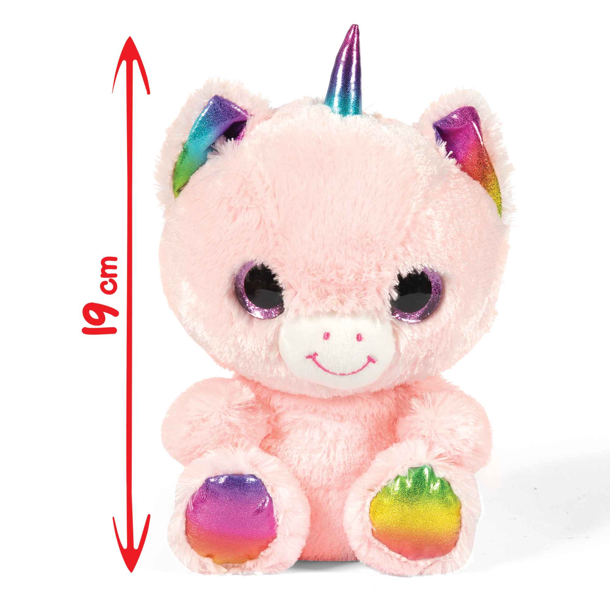 Ami Plush Λούτρινο Ζωάκι Πολύχρωμο με Glitter 19εκ. (2 Σχέδια) PRG00808 φωτογραφία