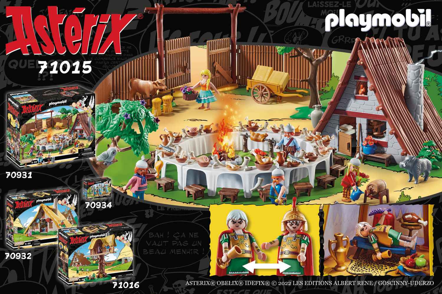 Playmobil Asterix : Σκηνή του Ρωμαίου Εκατόνταρχου 71015 φωτογραφία