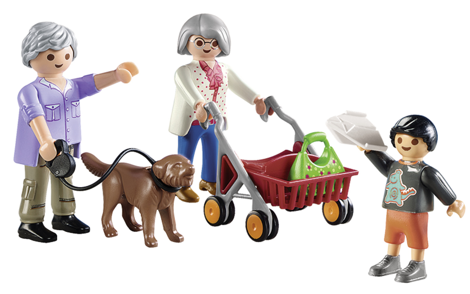 Playmobil City Life Παππούς και Γιαγιά με Εγγονάκι 70990 φωτογραφία