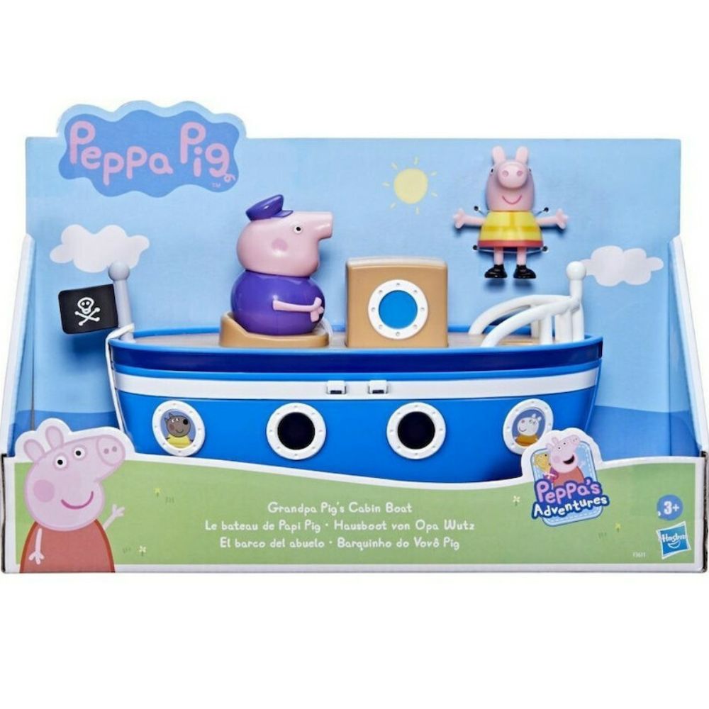 Peppa Pig Βάρκα του Παππού Γουρουνάκη με Φιγούρες F3631 - Peppa Pig