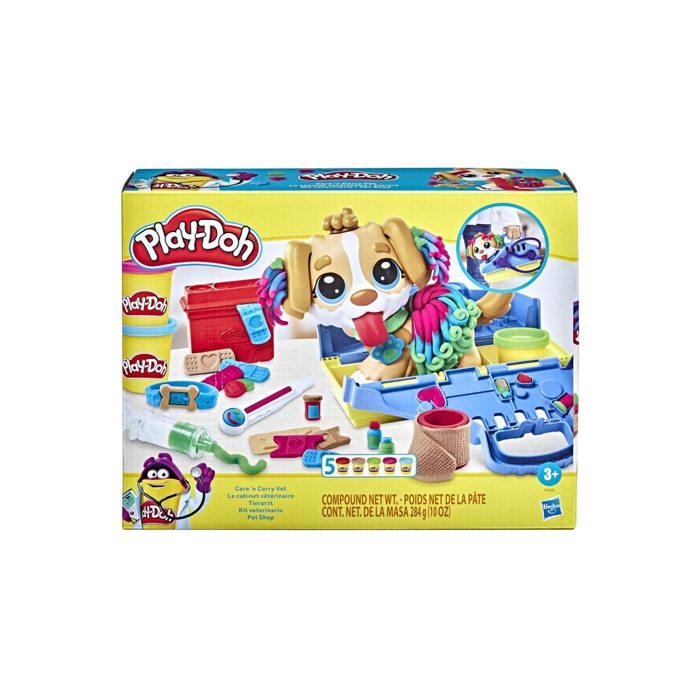 Play-Doh Play-Doh Care 'N Carry Vet Playset Κτηνιάτρου F3639