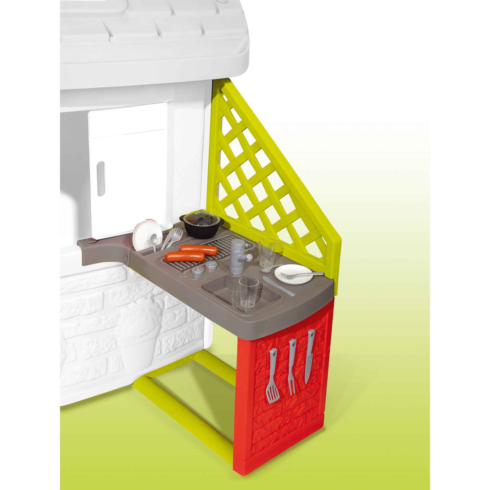 Smoby Αξεσουάρ Πρόσθετο για Σπιτάκια: Κουζίνα-Grill με Αξεσουάρ SMB810901 φωτογραφία