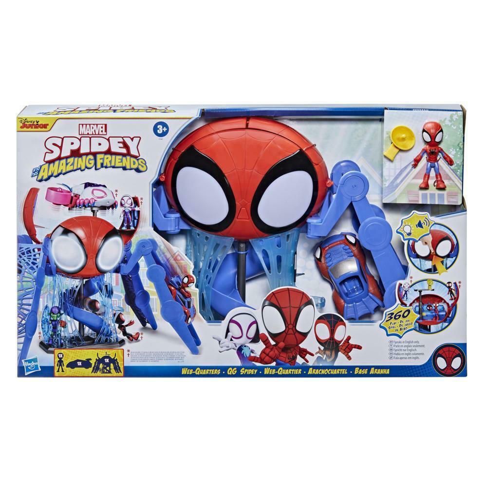 Spider-Man Spidey and His Amazing Friends Web-Quarters Σετ Παιχνιδιού F1461 - Spider-Man