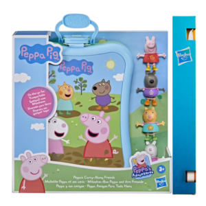 Λαμπάδα Peppa Pig Carry-Along Friends σετ θήκη με 4 φιγούρες F2461 - Peppa Pig