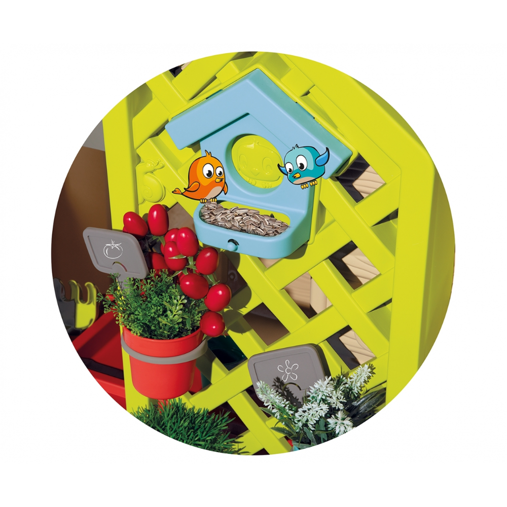 Smoby Παιδικό Σπιτάκι Κήπου 132x128x135cm με Αξεσουάρ SMB810405 - SMOBY
