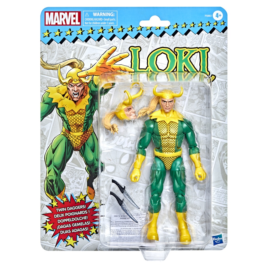 Hasbro Fans, Marvel Marvel Legends Series Φιγούρα 6 Ιντσών Retro Loki F5883