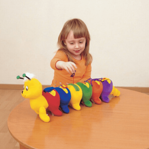 Edushape: Πολύχρωμη Εκπαιδευτική Κάμπια How to Dress EDU-581001 φωτογραφία