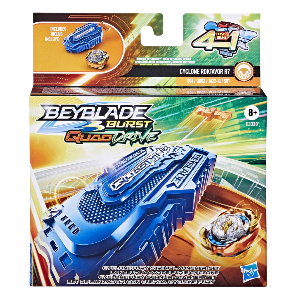 Beyblade Burst QuadDrive Cyclone Fury String Launcher Set F3320 φωτογραφία