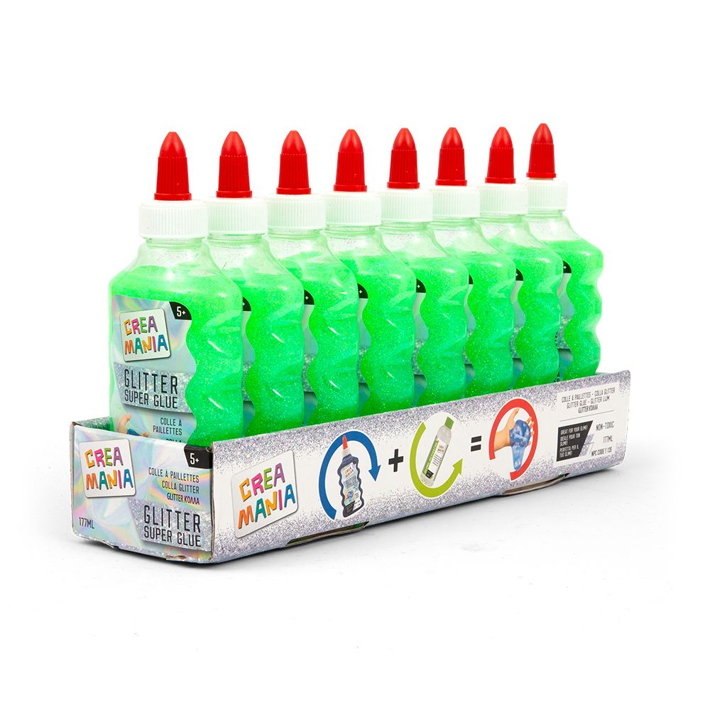 Creamania Κόλλα με Glitter Πράσινο 177ml 1τμχ PRG00829 φωτογραφία
