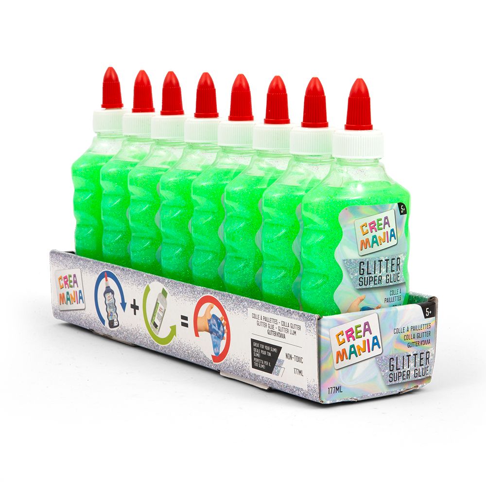 Creamania Κόλλα με Glitter Πράσινο 177ml 1τμχ PRG00829 φωτογραφία