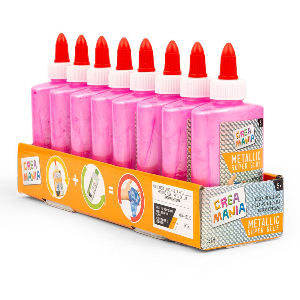 Creamania Κόλλα με Μεταλλικό Χρώμα Ροζ 147ml 1τμχ PRG00830 φωτογραφία