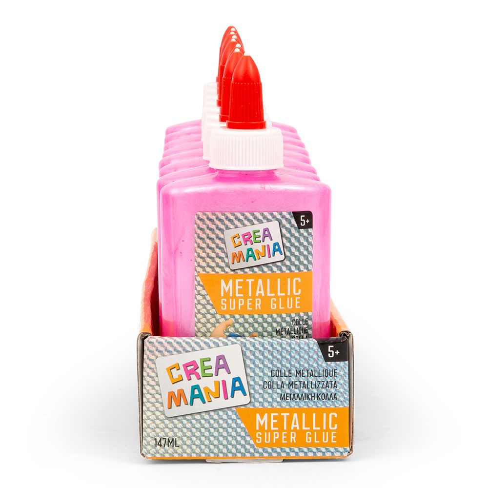 Creamania Κόλλα με Μεταλλικό Χρώμα Ροζ 147ml 1τμχ PRG00830 φωτογραφία