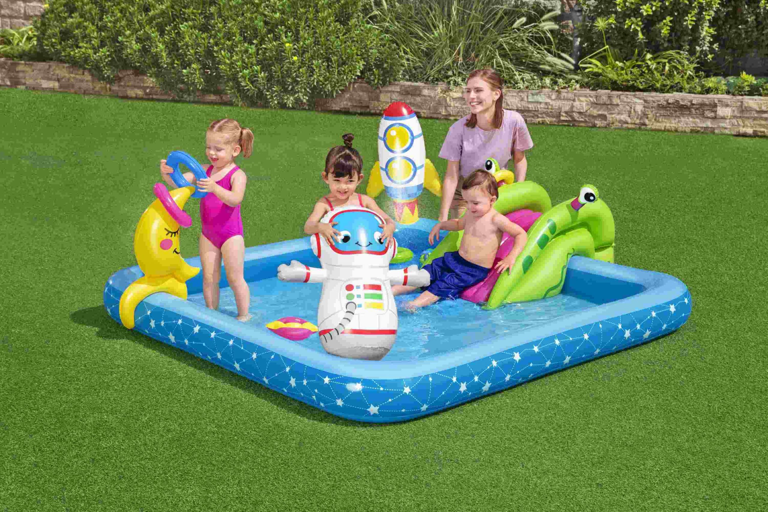 Bestway Φουσκωτή Πισίνα Playcenter Διάστημα 228x206x84εκ. BST53126 φωτογραφία
