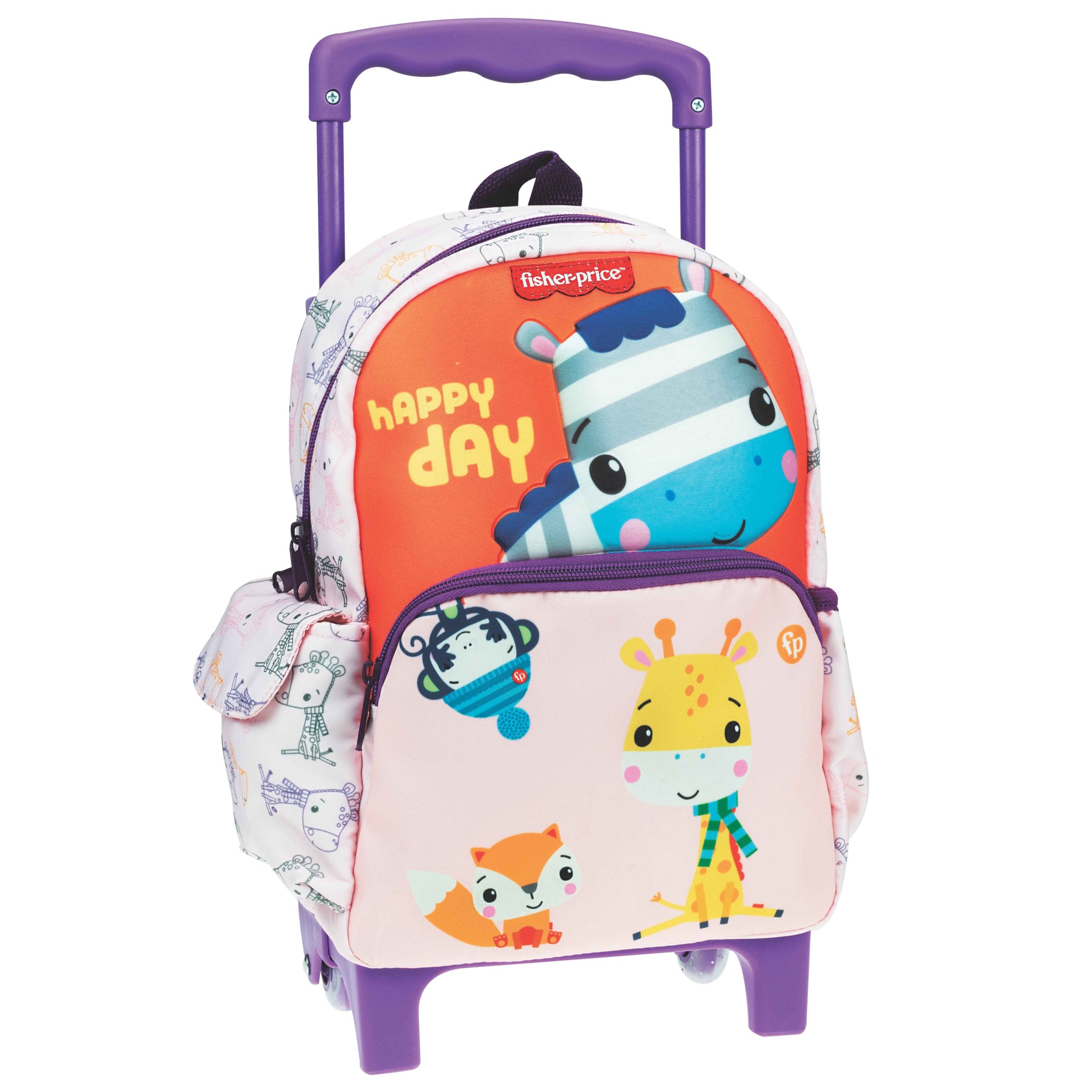 Fisher-Price, Gim Gim Τσάντα Trolley Νηπιαγωγείου Mini Ζέβρα Fisher-Price 349-43073