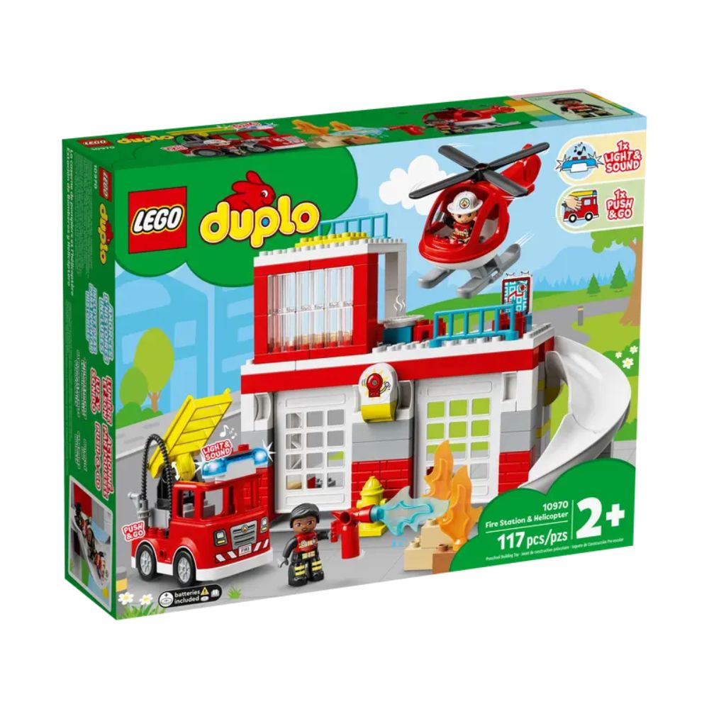 LEGO Duplo Πυροσβεστικός Σταθμός και Ελικόπτερο 10970 - LEGO, LEGO Duplo