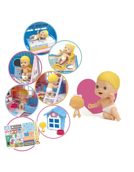 Cicciobello Amicicci Παιχνιδόσπιτο με Κουκλάκι &amp; Ζωάκι CC012000 φωτογραφία