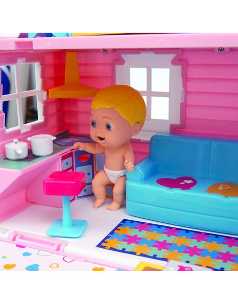 Cicciobello Amicicci Παιχνιδόσπιτο με Κουκλάκι &amp; Ζωάκι CC012000 φωτογραφία