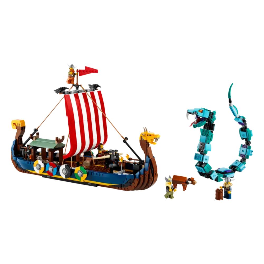 LEGO Creator Πλοίο Βίκινγκ και το Ερπετό Μίντγκαρντ 31132 - LEGO, LEGO Creator