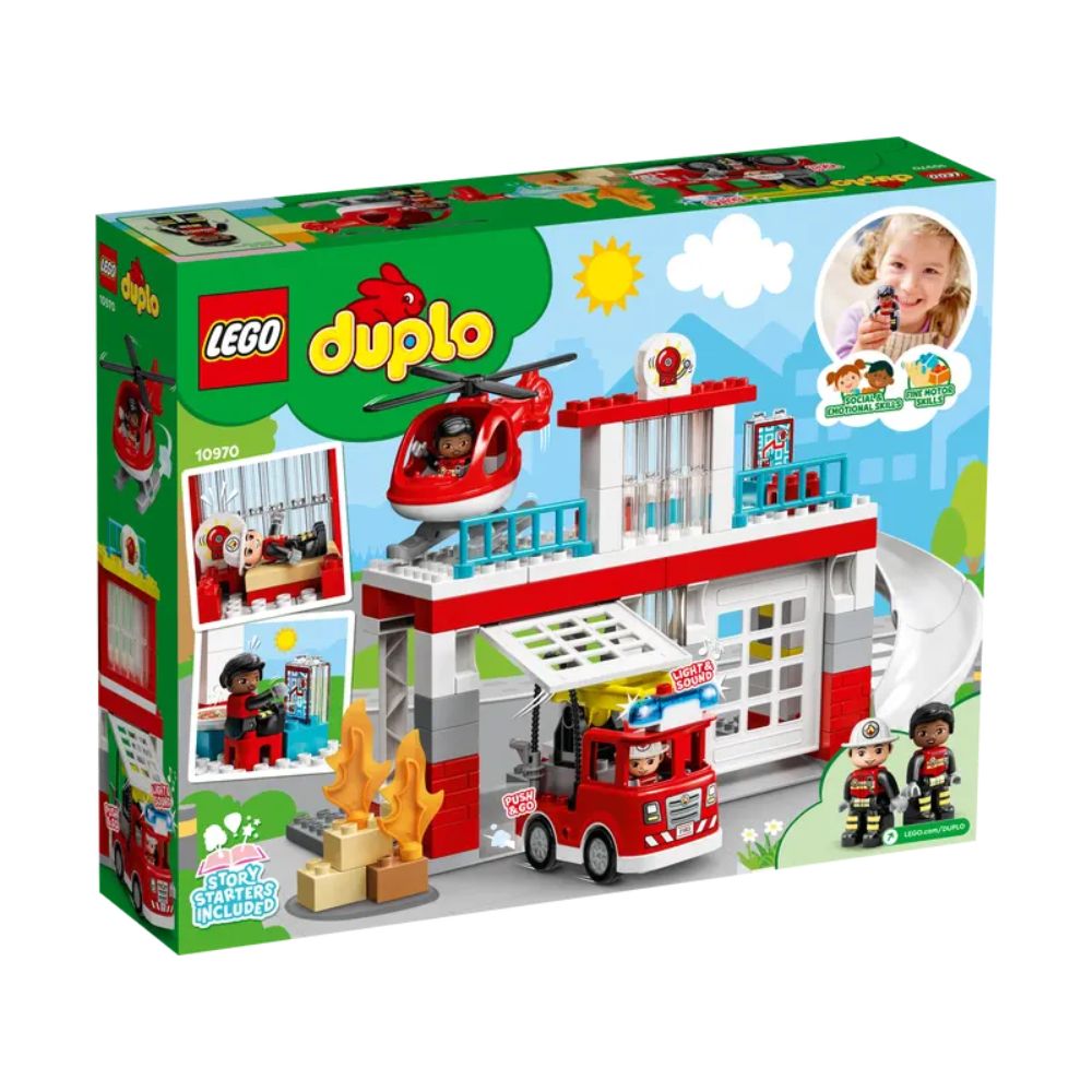 LEGO Duplo Πυροσβεστικός Σταθμός και Ελικόπτερο 10970 - LEGO, LEGO Duplo