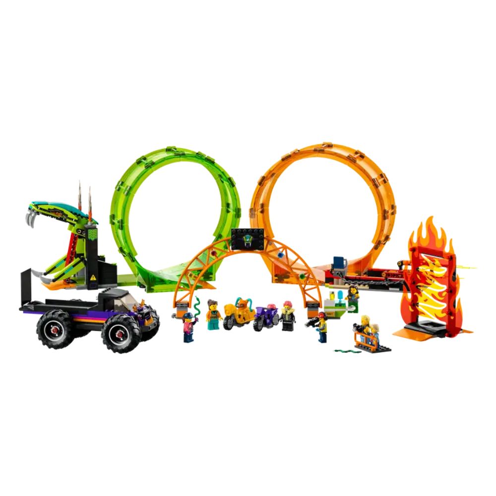 LEGO City Stuntz Ακροβατική Πίστα με Δύο Λουπ 60339 - LEGO, LEGO City, LEGO City Stuntz