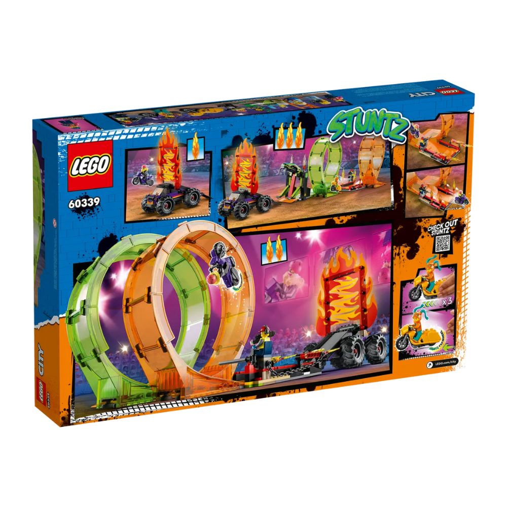 LEGO City Stuntz Ακροβατική Πίστα με Δύο Λουπ 60339 - LEGO, LEGO City, LEGO City Stuntz